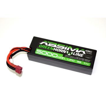 Absima Greenhorn V2 Lipo 11.1V-50C 5000 Hardcase (T-Plug) (AB4140011)