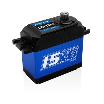 Power HD LW-15MG Alu Case Digital Waterproof Metal Geared Servo 15Kg (HD-LW-15MG)