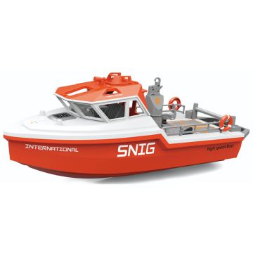 Heng Long Snig Rescue Brushless RTR Boat - 320mm White (HL3702-W)