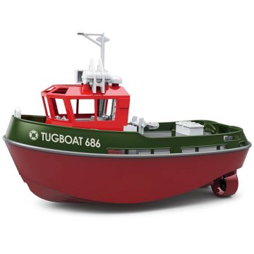 Heng Long 1:72 RTR Tugboat 686 2.4Ghz 230mm - Green (HL3800-G)