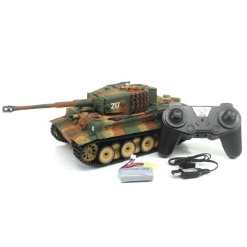 Henglong 1:24 Tiger 1 With Infrared Battle System (2.4Ghz + Shooter + Sound)(HLG3841-G)