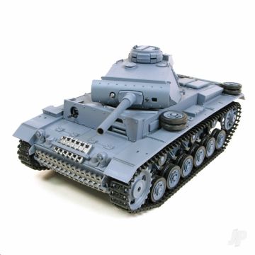 Henglong 1:16 German Panzerr III with Infrared Battle System (2.4GHz + Shooter + Smoke + Sound) (HLG3848-1B)