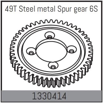 Absima 49T Steel Spur Gear (AB1330414)
