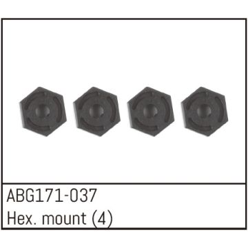 Absima Hex Wheel Hubs (4)  (ABG171-037)
