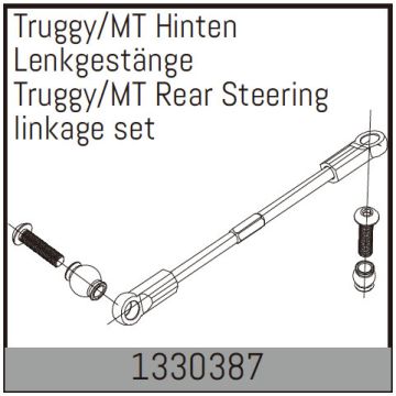 Absima Rear Steering Linkage Set For Truggy /Mt (AB1330387)
