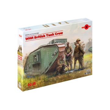 ICM WWI British Tank Crew 4 Figures (ICM35708)