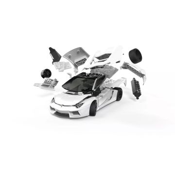 Airfix QUICKBUILD Lamborghini Aventador white (J6019)