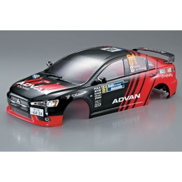 Killerbody Mitsubishi lancer Evo X Finished Body 190mm (KB48002)