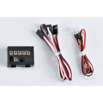Killerbody Led Light System W/Control Box (2 Leds) Warning Light Red/Blue (KB48068)