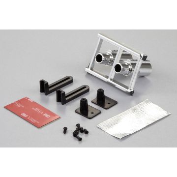 Killerbody Chrome Type C Round Exhaust Pipe (KB48284)