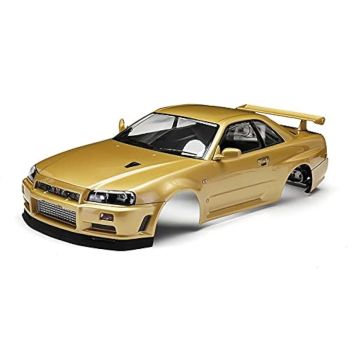 Killerbody Nissan Skyline R34 195mm Finished Body - Gold (KB48645)