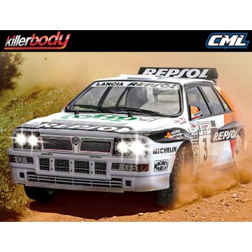Killerbody 1:10 Lancia Delta Respol '93 Rally On Venus Chassis RTR (KB48837R)