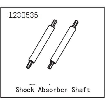 Absima Shock Absorber Shaft - Sherpa (2) (AB1230535)