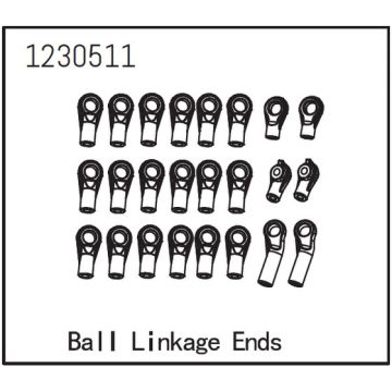 Absima Ball Linkage End Set (AB1230511)