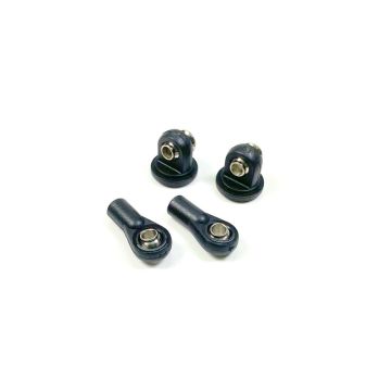 Absima Ball Head Set (F. Standard Dampers) 70mm-120mm (2) (AB2330051)