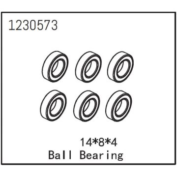 Absima Ball Bearing 14*8*4 (6) (AB1230573)