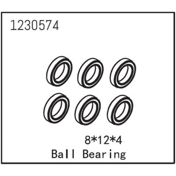 Absima Ball Bearing 18*12*4 (6) (AB1230574)