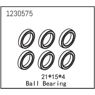 Absima Ball Bearing 21*15*4 (6) (AB1230575)