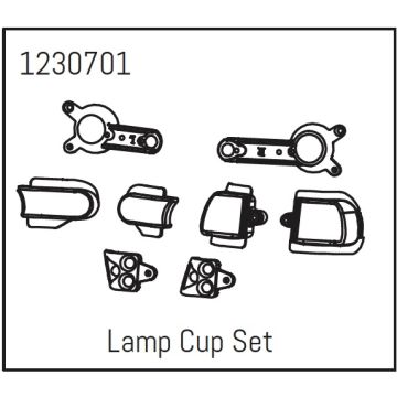 Absima Lamp Cup Set - Khamba (AB1230701)
