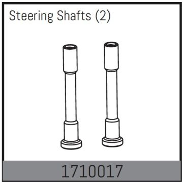 Absima Stering Shafts (2) (AB1710017)