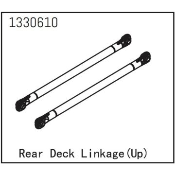 Absima Link Set Rear/Up (2) - Yucatan (AB1330610)