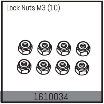 Absima Lock Nuts M3 (10) (AB1610034)