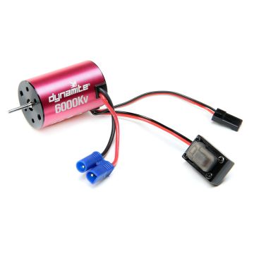 Dynamite Brushless Motor/ESC 2-in-1 Combo, 6000Kv: Mini-T 2.0 (M-DYNS0501)