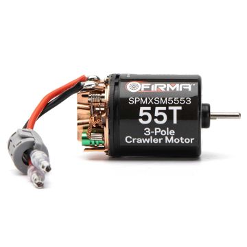 Spektrum Firma 55T Rebuildable 3-Pole Brushed Crawler Motor (M-SPMXSM5553)
