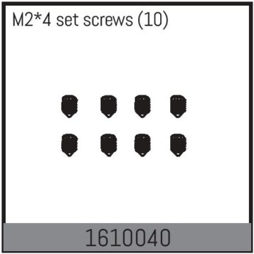 Absima M2*4 Set Screws (10) (AB1610040)