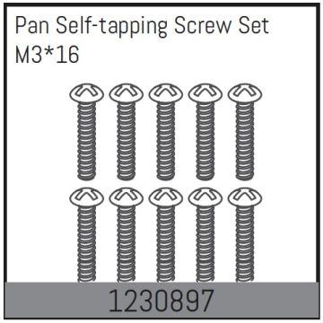 Absima M3*16 Pan Self-Tapping Screw Set (10) (AB1230897)