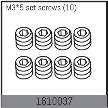 Absima M3*5 Set Screws (10) (AB1610037)