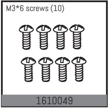 Absima M3*6 Screws (10) (AB1610049)