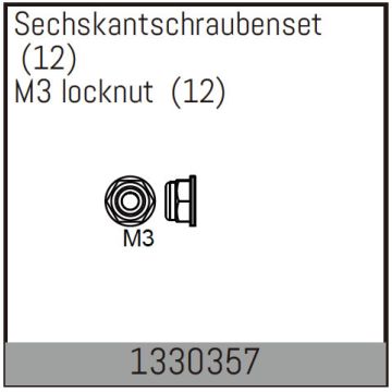 Absima M3 Locknut  (AB1330357)