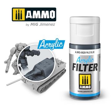 Ammo Mig Acrylic Filter Pale Blue (MIG829)