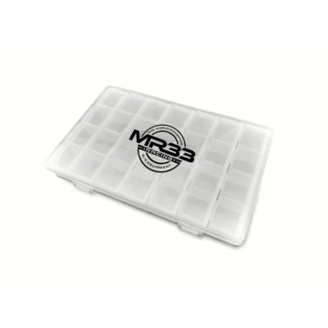 MR33 Hardware Box Medium Clear 17.5 x 11 x 2.6cm, 28 in 1(MR33-HBMC)