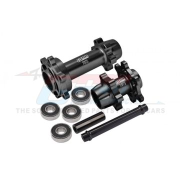GPM Promoto MX  Aluminum 7075-T6  Front & Rear Wheel Hub Hex (Larger Inner Bearings)  (MX0067-BK)