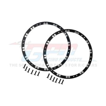 GPM Promoto MX  Aluminum 7075 Rear Wheel Reinforcement Rings Set (MX0505R-BK)