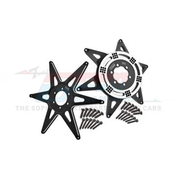 GPM Promoto MX  Aluminum 7075 Front & Rear Wheel Pattern Buckle (MX0606FR-BK)