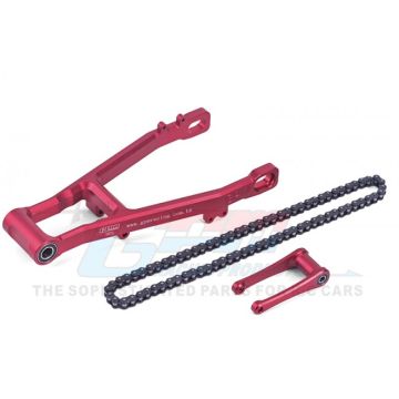 GPM Promoto MX  Aluminum 7075 Extend Swing Arm(+30Mm)+Pull Rod+Chain (MX3057-R)