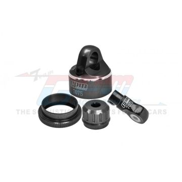GPM Promoto MX  Aluminum 7075 Shock Cap And Shock End Set (MXDP-BK)