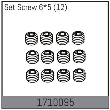 Absima Set Screw 6*5 (12) (AB1710095)