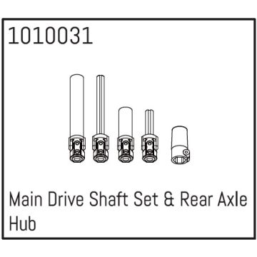 Absima Main Drive Shaft Set & Rear Axle Hub
