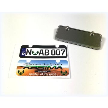 Absima 1:10 License Plate (AB2320101)
