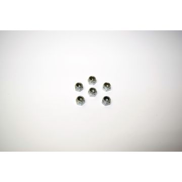 Absima Nylon Lock Nut M4 (6) AB2.8 BL (AB1330183)