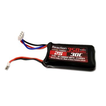 Dynamite Battery 7.4v 350mAh 2s LiPo (SCX24) (O-DYNB0012)
