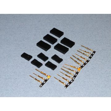 Logic Futaba Socket Set (Gold Pins) 5pcs (O-FS-FUTF/05)