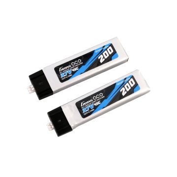 Gens Ace Li-Po 1S 3.7V 200mAh 45C with PH1.5-2O-G1S0200-45PH (O-G1S0200-45PH)