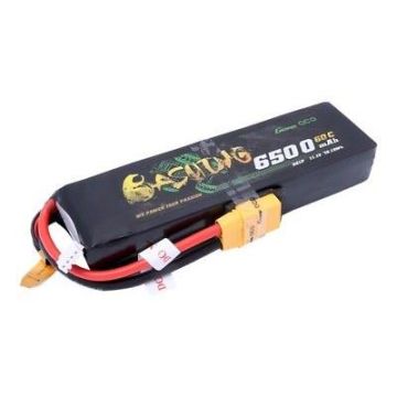 Gens ace Li-Po Car 3S 11.1V 6500mAh 60C Bashing with XT90 (O-GC3S6500-60X9)