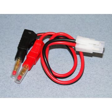 Logic Charge Lead : 4mm~Std Tamiya (O-LGL-CLTAM)