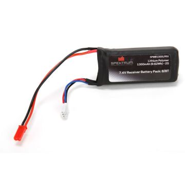 Spektrum 7.4V 1300mAh 2S 5C LiPo Rx Pack w/JST Connector (O-SPMB1300LPRX)